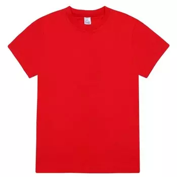 Футболка детская, цвет красный, рост 152 см