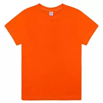 Футболка детская, цвет оранжевый, рост 140 см