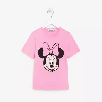 Футболка детская Disney "Минни", рост 98-104 (30), розовый
