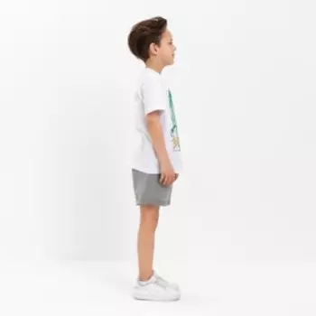 Футболка детская KAFTAN "Динозавр", р. 38 (146-152 см), белый