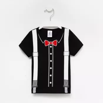 Футболка детская KAFTAN "Подтяжки" рост 86-92