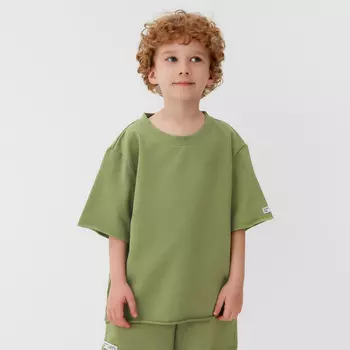 Футболка детская KAFTAN, размер 30 (98-104 см), хаки