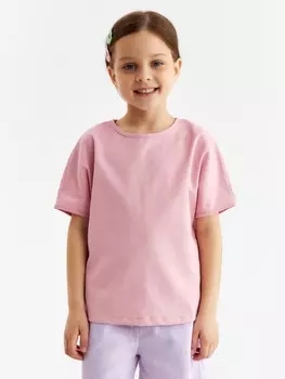 Футболка детская MINAKU, розовая, рост 128 см