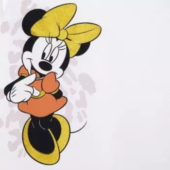 Футболка детская Минни Маус, рост 86-92, белый