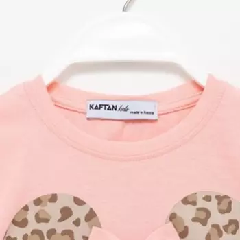 Футболка детская "Minnie" Минни Маус, рост 86-92, розовый