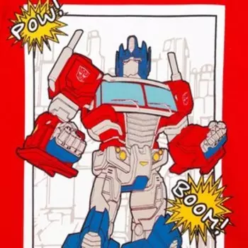 Футболка детская "Optimus Prime", Transformers, рост 86-92, красный