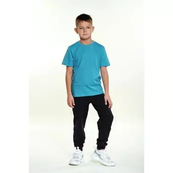 Футболка детская, рост 122 см, цвет бирюзовый