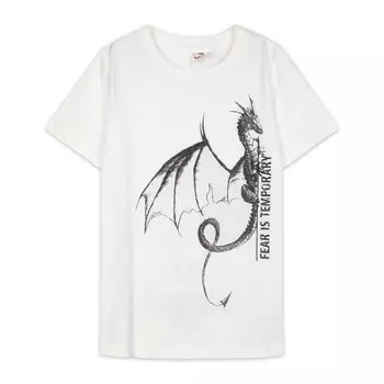 Футболка детская, рост 158 см, цвет молоко