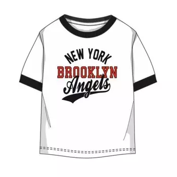 Футболка детская, рост 170 см, цвет молочный