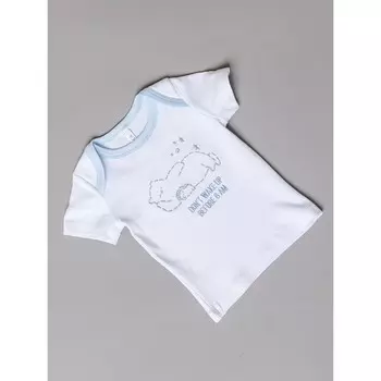 Футболка детская, рост 62 см, цвет белый