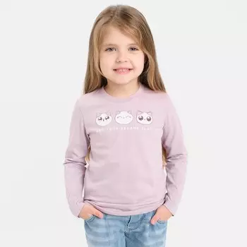 Футболка детская с дл. рук. KAFTAN "Dream" р.30 (98-104), лиловый