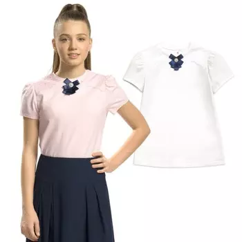 Футболка для девочек, рост 152 см, цвет розовый