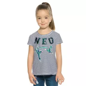 Футболка для девочек, рост 86 см, цвет белый