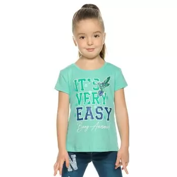 Футболка для девочек, рост 86 см, цвет ментол