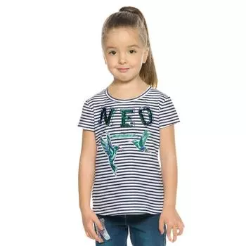 Футболка для девочек, рост 92 см, цвет белый