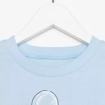 Футболка для девочки, цвет голубой, рост 98