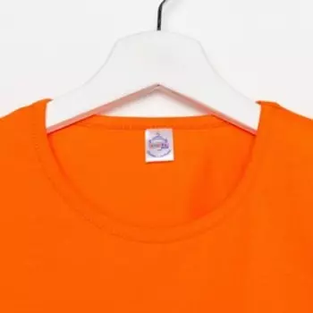 Футболка для девочки, цвет оранжевый, рост 134