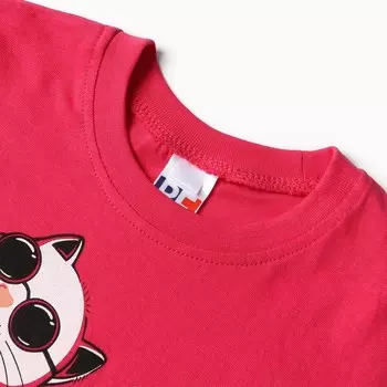 Футболка для девочки, цвет пурпурный, рост 116 см