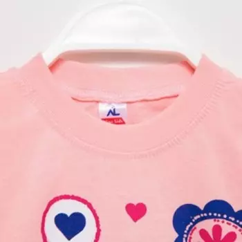 Футболка для девочки, цвет розовый/Love, рост 116 см