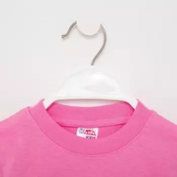 Футболка для девочки, цвет розовый/мишки, рост 98 см