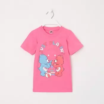 Футболка для девочки, цвет розовый, рост 92 см