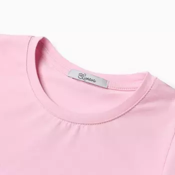 Футболка для девочки, цвет сиреневый, рост 98 см