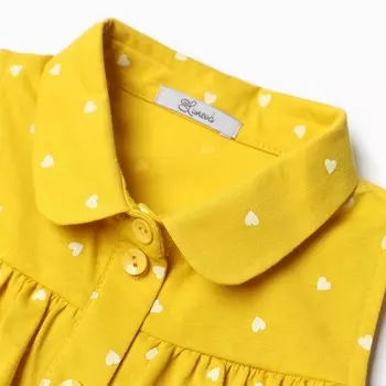 Футболка для девочки , цвет желтый, рост 134 см