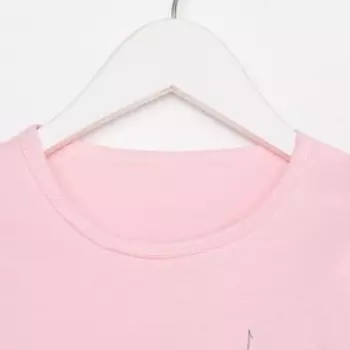 Футболка для девочки Л1957-7147, цвет св.розовый, рост 86 см (52)