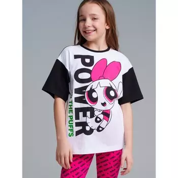 Футболка для девочки PlayToday, рост 128 см