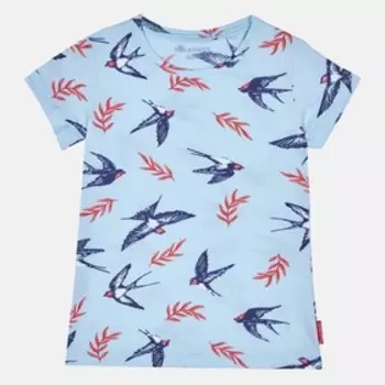 Футболка для девочки, рост 104 см, цвет голубой