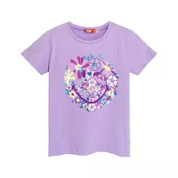 Футболка для девочки, рост 104 см, цвет лавандовый