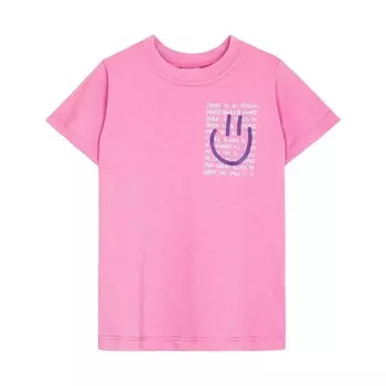 Футболка для девочки, рост 116 см, цвет розовый