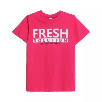 Футболка для девочки, рост 134 см, цвет пурпурный