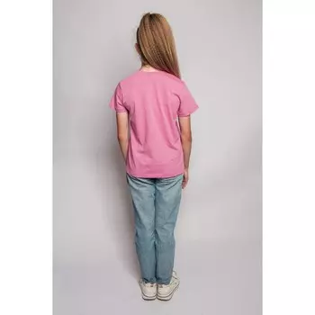 Футболка для девочки, рост 134 см, цвет розовый