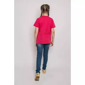 Футболка для девочки, рост 164 см, цвет пурпурный