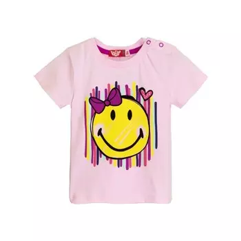 Футболка для девочки, рост 80 см, цвет cветло - розовый