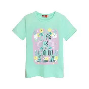 Футболка для девочки, рост 92 см, цвет мятный