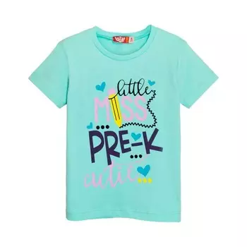 Футболка для девочки, рост 98 см, цвет мятный