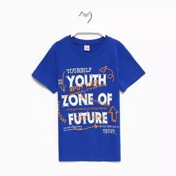 Футболка для мальчика, цвет электрик, рост 140