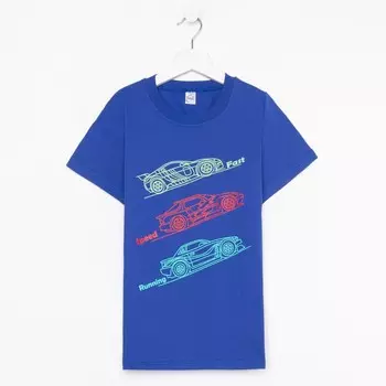 Футболка для мальчика, цвет электрик, рост 152