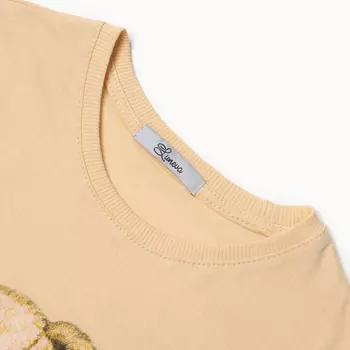 Футболка для мальчика, цвет бежевый, рост 134 см