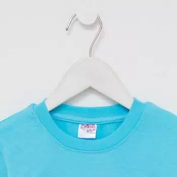 Футболка для мальчика, цвет голубой/гоночная красная машина, рост 128 см