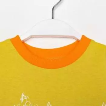 Футболка для мальчика, цвет хаки, рост 86 см (52)