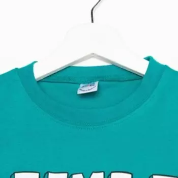 Футболка для мальчика, цвет изумрудный, рост 140