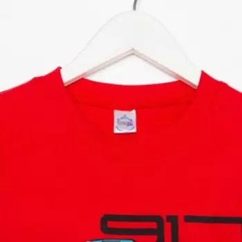 Футболка для мальчика, цвет красный, рост 128