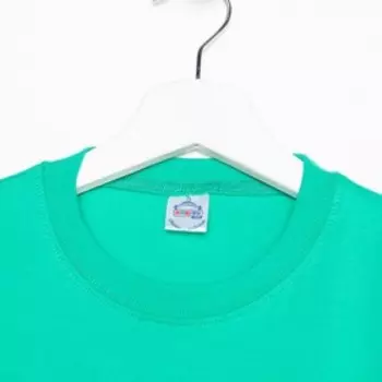 Футболка для мальчика, цвет ментол, рост 128