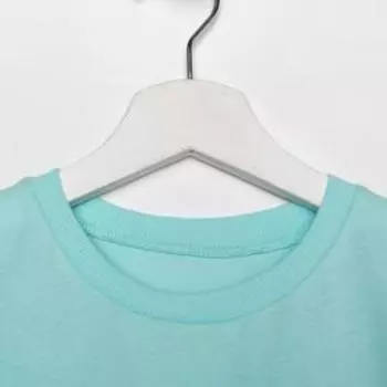 Футболка для мальчика, цвет мятный, рост 128 см