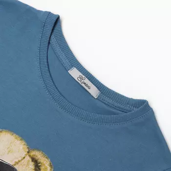 Футболка для мальчика, цвет синий, рост 140 см