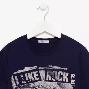 Футболка для мальчика, цвет синий, рост 158-164 см