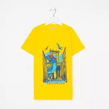 Футболка для мальчика, цвет жёлтый, рост 152 см